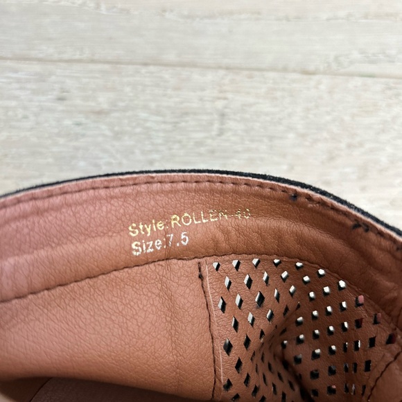 Yoki Black Perforated Ankle Booties - Women - Picture 4 of 5